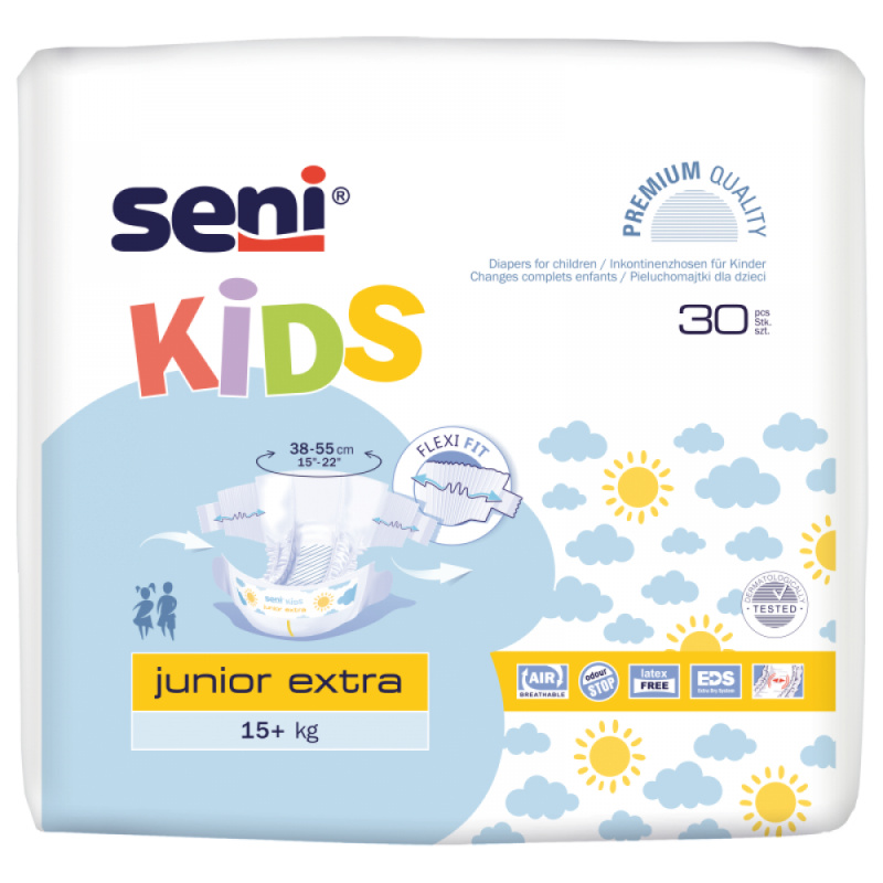 SENI KIDS JUNIOR EXTRA Absorpční kalhotky 30 ks