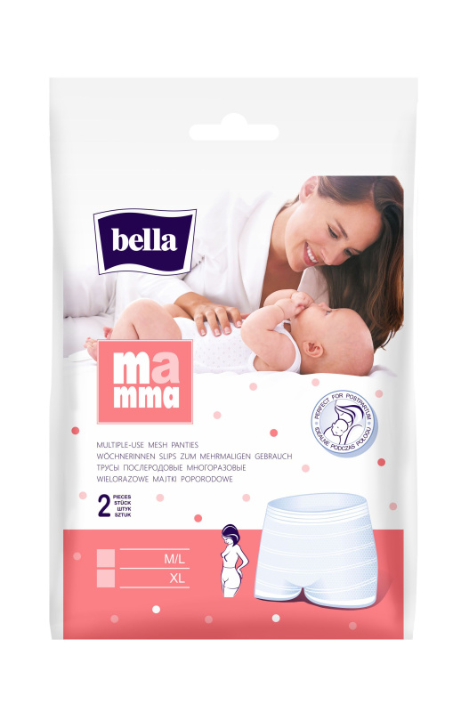 BELLA Mamma Basic poporodní kalhotky velikost M/L 2 ks