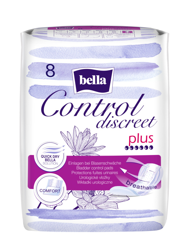 BELLA Control discreet plus 8 kusů