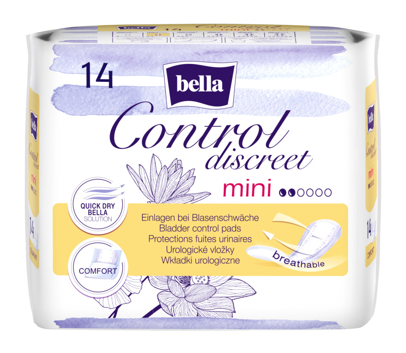 BELLA Control discreet mini 14 kusů