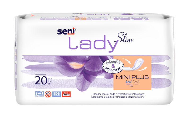 SENI Lady slim mini plus inkontinenční vložky 20ks