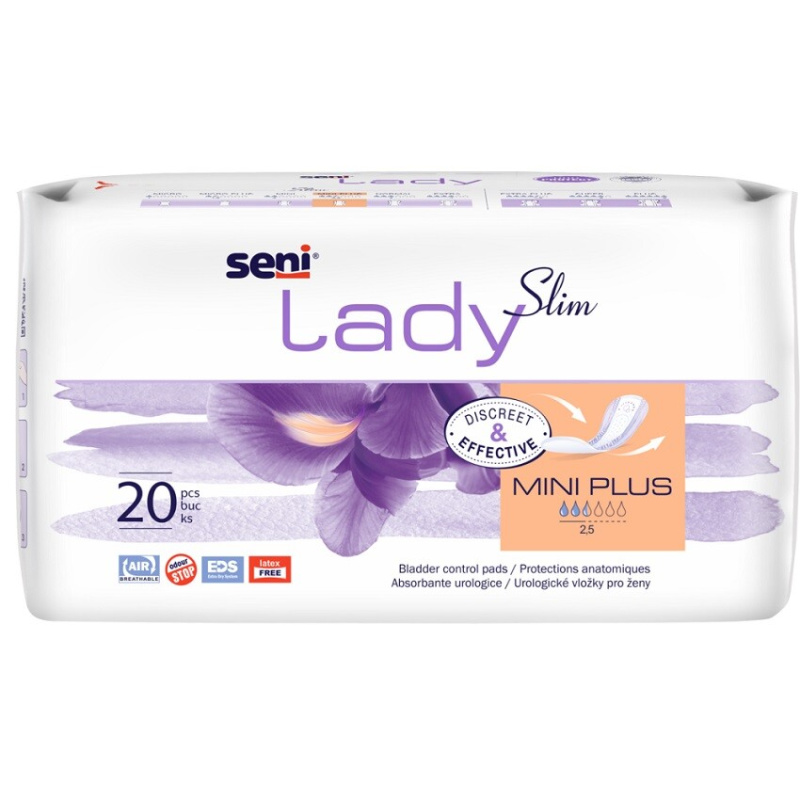 SENI Lady slim mini plus inkontinenční vložky 20ks