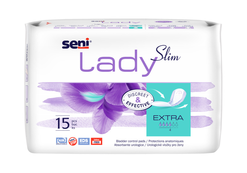 SENI Lady slim extra inkontinenční vložky 15ks