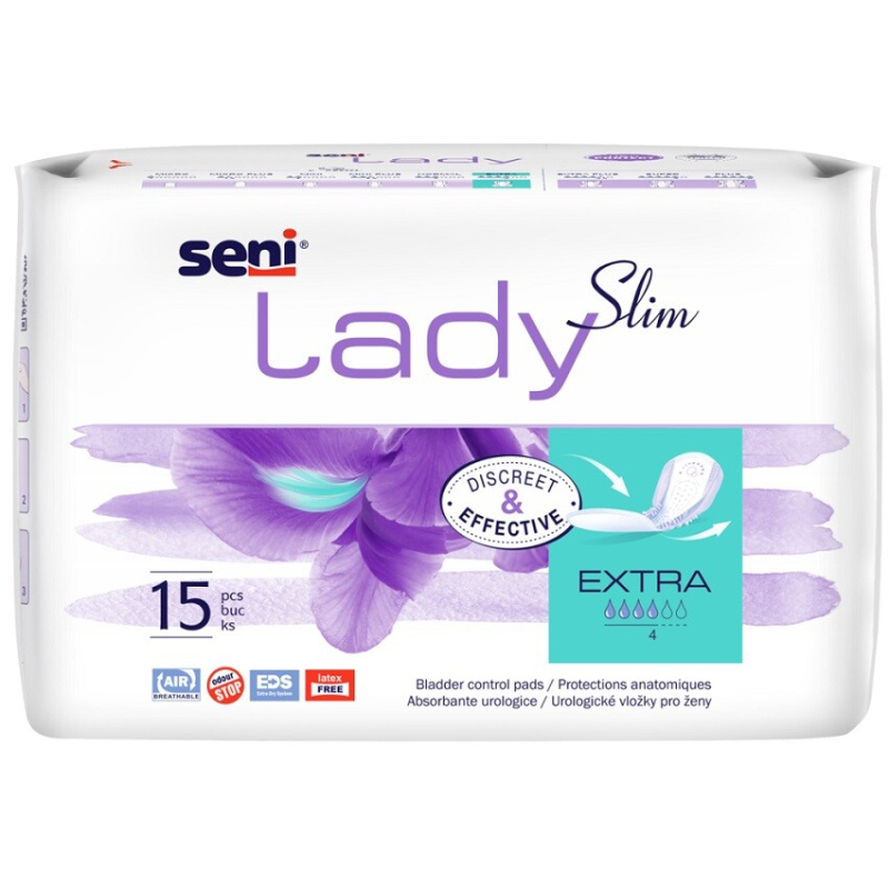 SENI Lady slim extra inkontinenční vložky 15ks