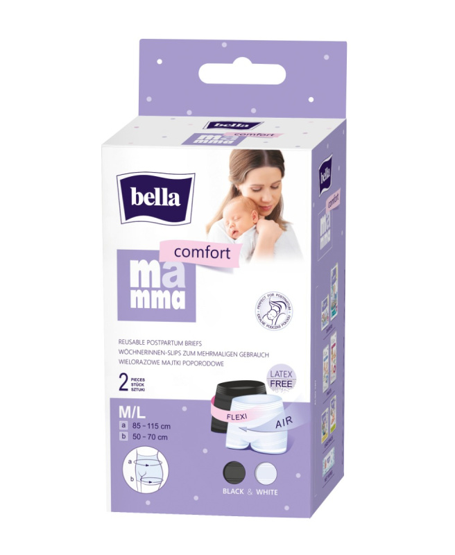 BELLA Mamma Comfort poporodní kalhotky velikost M/L 2 ks