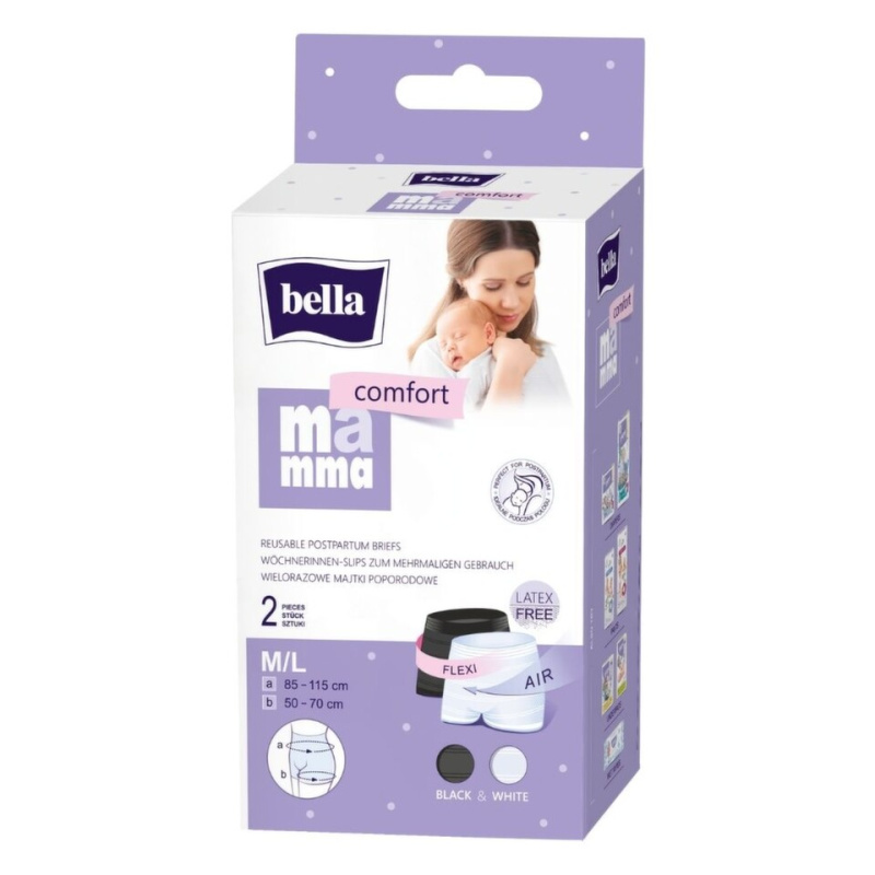 BELLA Mamma Comfort poporodní kalhotky velikost M/L 2 ks