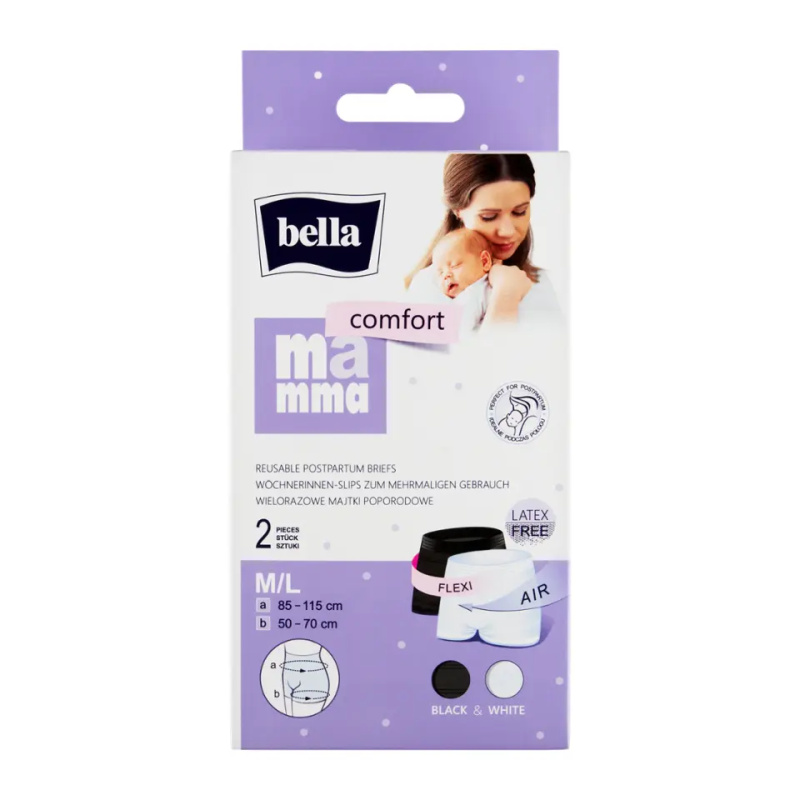 BELLA Mamma Comfort poporodní kalhotky velikost M/L 2 ks