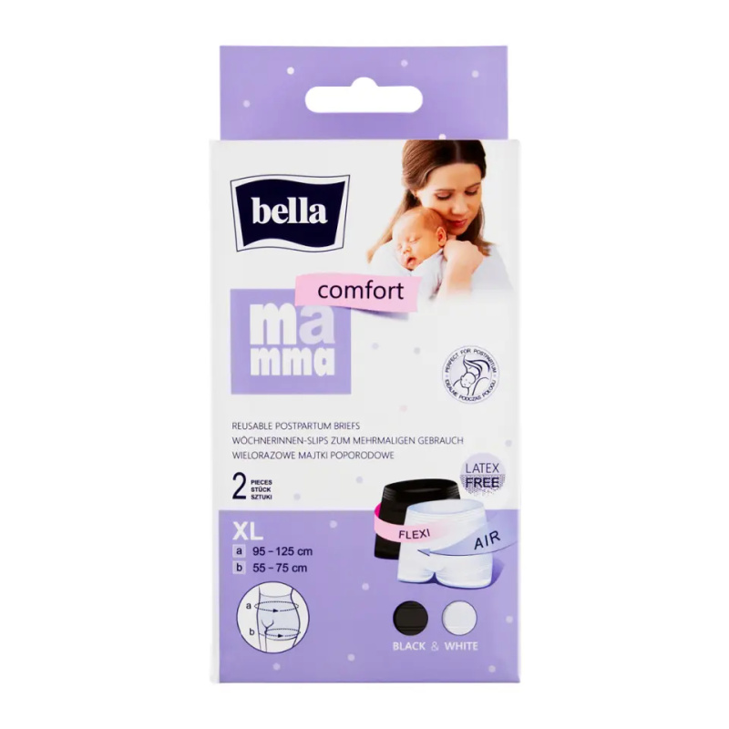 BELLA Mamma Comfort poporodní kalhotky velikost XL 2 ks
