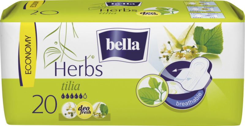 BELLA Herbs Tilia vložky 20 ks