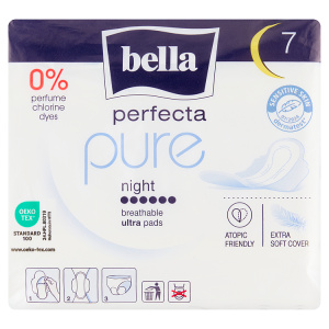 Bella Perfecta Pure Night ultratenké noční menstruační vložky