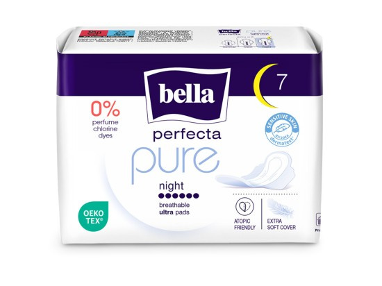 Bella Perfecta Pure Night ultratenké noční menstruační vložky