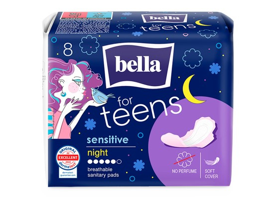 Bella for Teens Sensitive Night menstruační vložky noční