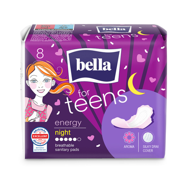 Bella for Teens Energy Night menstruační vložky noční