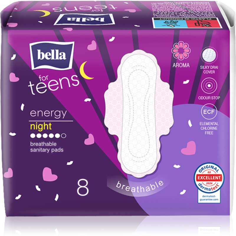 Bella for Teens Energy Night menstruační vložky noční