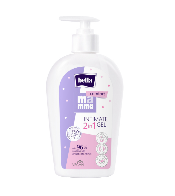 BELLA Mamma comfort intimní gel 2v1 300 ml