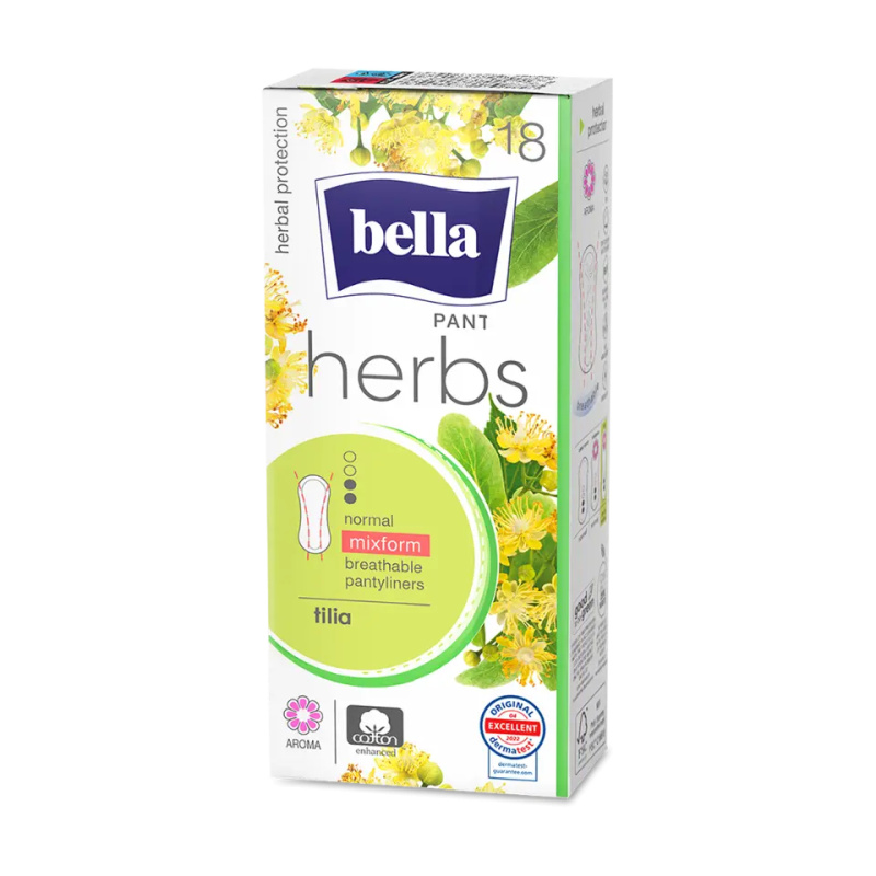 BELLA Herbs Tilia slipové vložky 18 ks