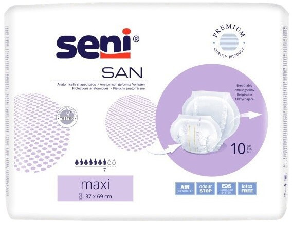 Seni San absorpční vložné pleny maxi 10ks
