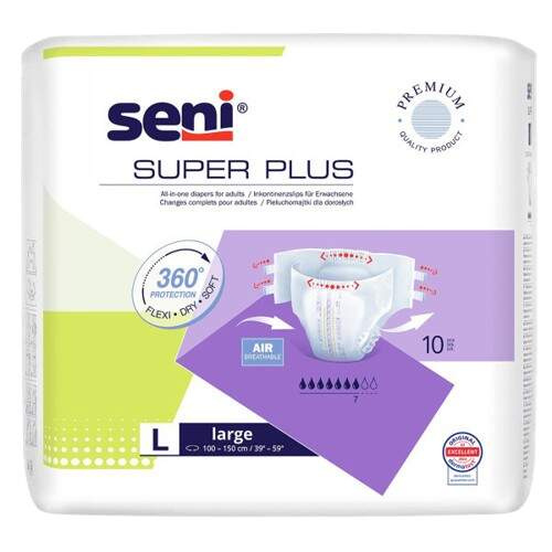 Seni Super Plus Large inkontinenční plenkové kalhotky 10 ks