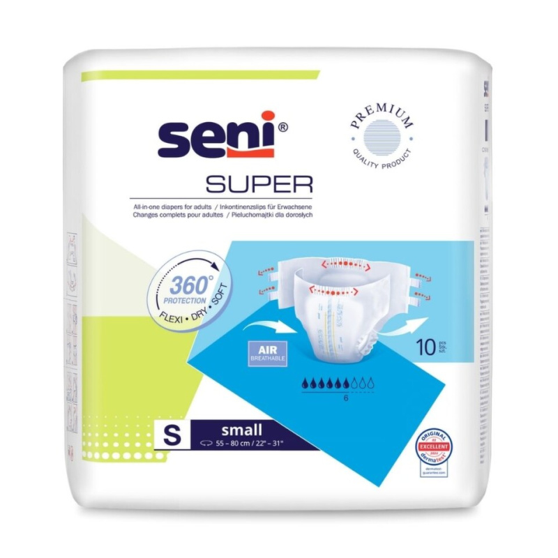 Seni Super inkon.plenkové kalhotky S 10ks