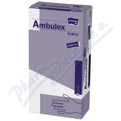 MATOPAT Ambulex Vinyl rukavice vinylové nepudrované M 100 kusů
