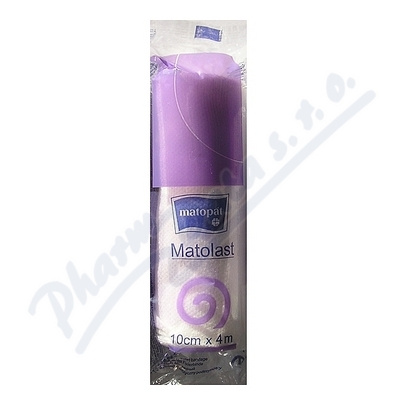MATOPAT Matolast superelastické fixační obinadlo 10cm x 4m 1 kus
