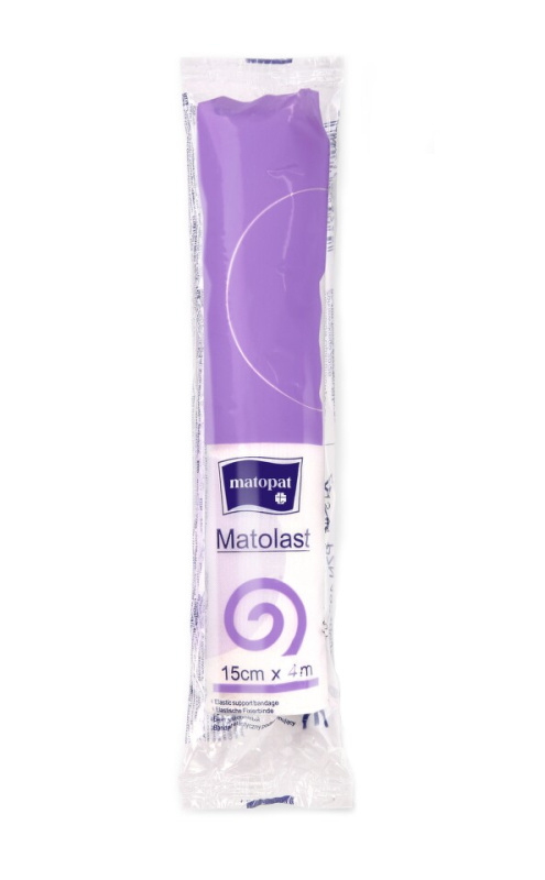 MATOPAT Matolast superelastické fixační obinadlo 4m x 15cm 1 kus