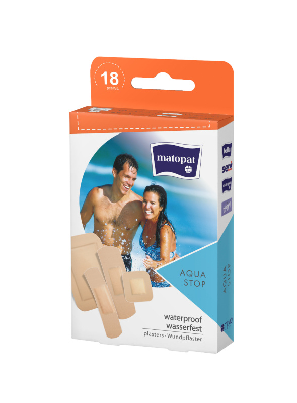 Náplast Matopat Aqua Stop 18ks