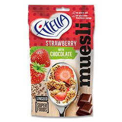 Müsli Fitella - jahody a čokoláda, 50 g