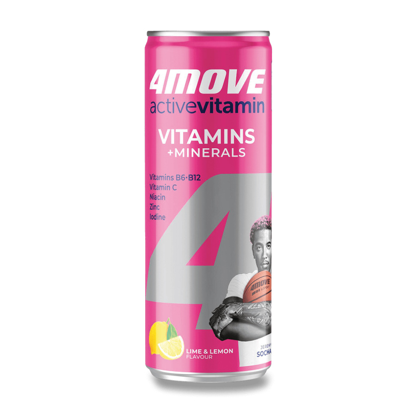 4Move Active Vitamin Minerals - sycený nápoj - plech, 250 ml