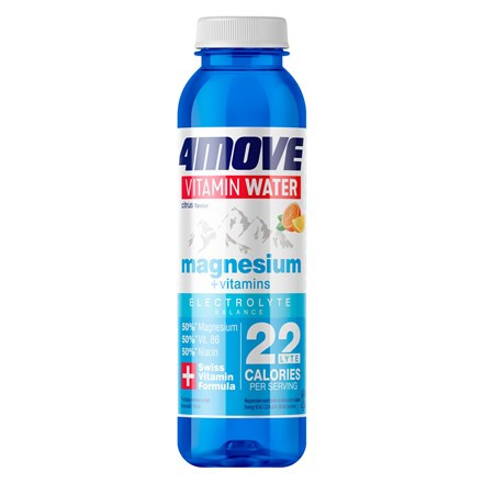 Vitamínová voda 4Move-magnesium + vitamíny, 556 ml