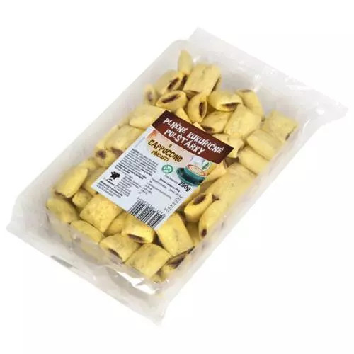 MrSweetso plněné kukuřičné polštářky cappuccino 200g