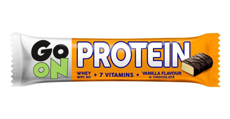 GO ON Proteinová tyčinka vanilka 50 g