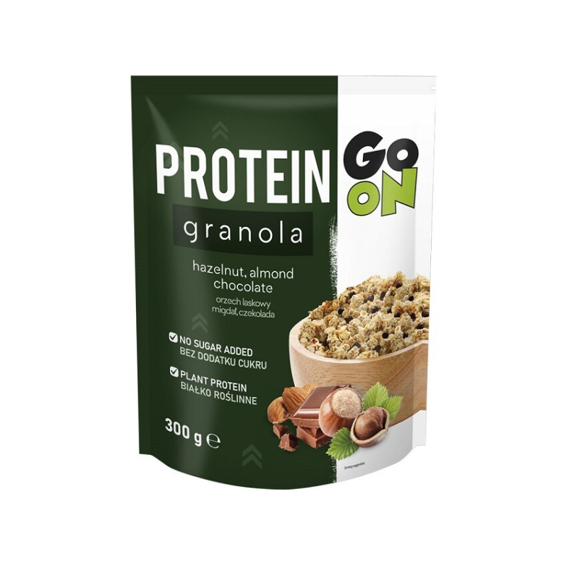 GO ON Proteinová granola s čokoládou a ořechy 300 g