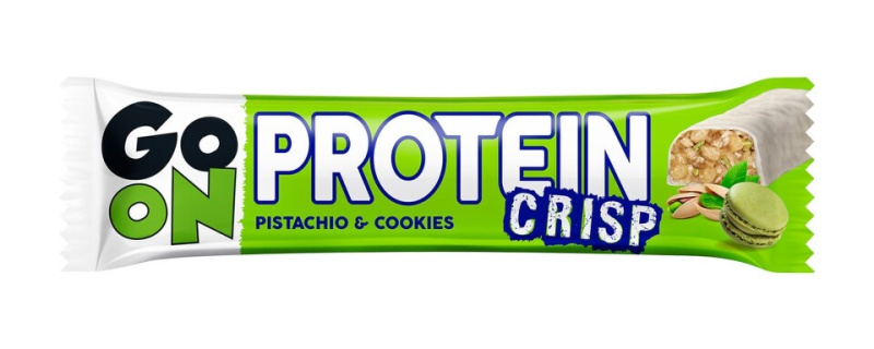 GO ON Proteinová tyčinka crisp pistácie a cookies 45 g