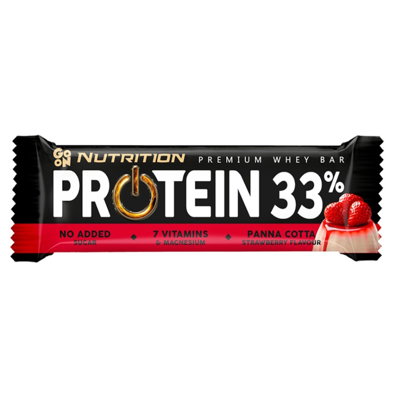 GO ON Proteinová tyčinka 33% panna cotta 50 g