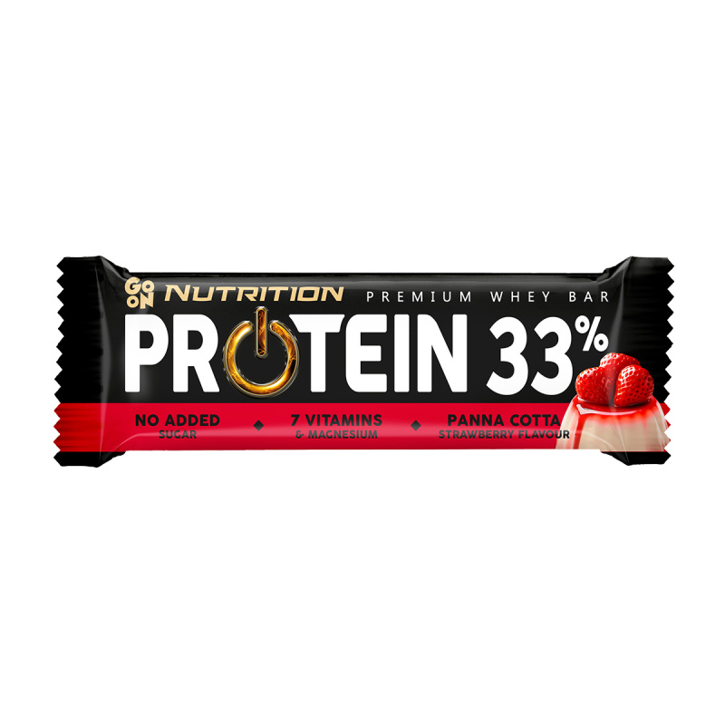GO ON Proteinová tyčinka 33% panna cotta 50 g