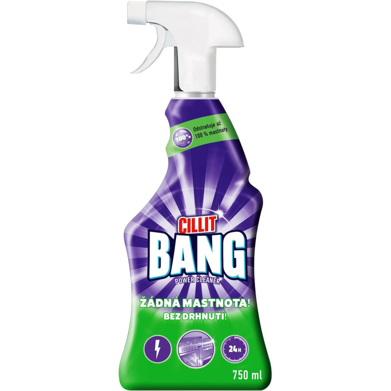 Cilit Čistící sprej Cillit Bang - na mastnotu, 750 ml