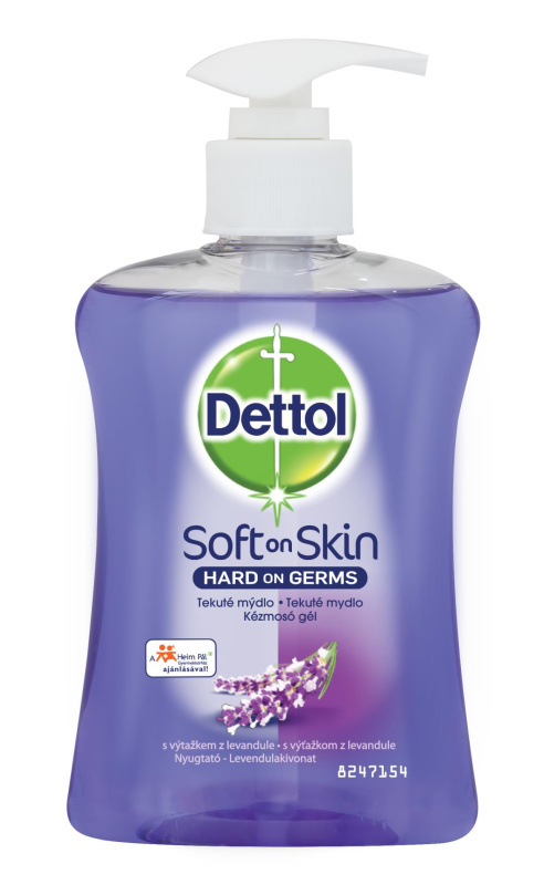 Tekuté mýdlo Dettol - levandule, 250 ml