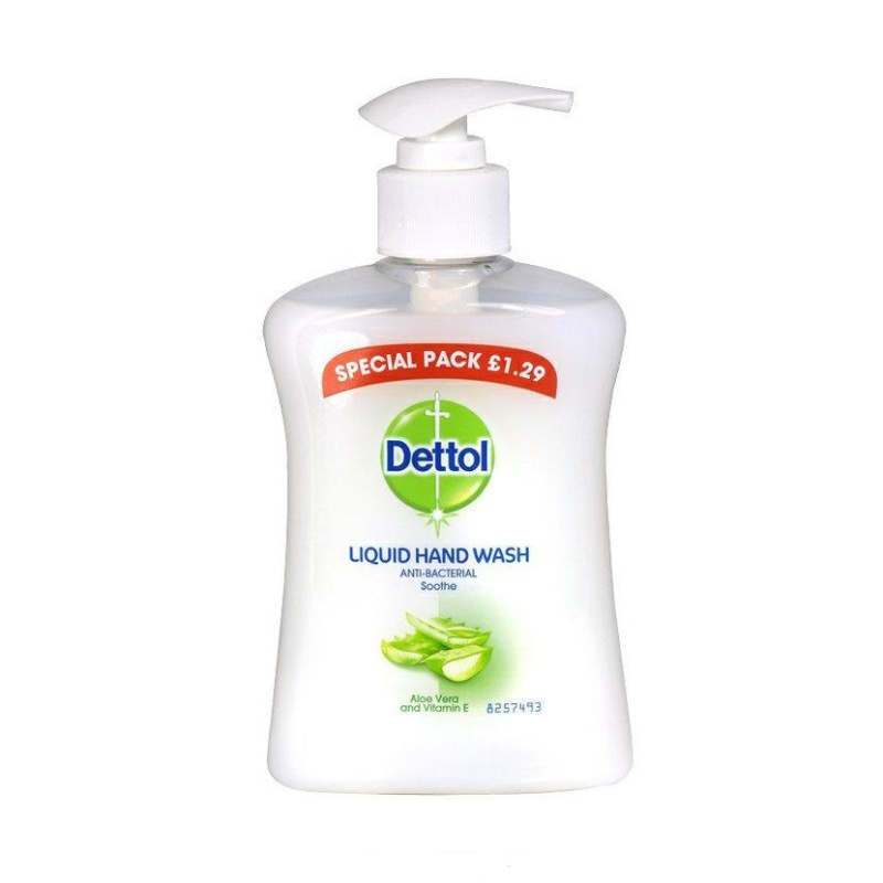 Dettol Soft on Skin Aloe Vera tekuté mýdlo na ruce 250 ml