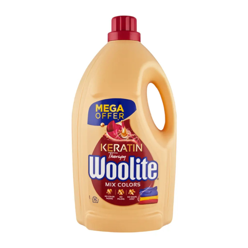 Woolite Keratin Therapy prací gel na barevné prádlo (4,5 l)
