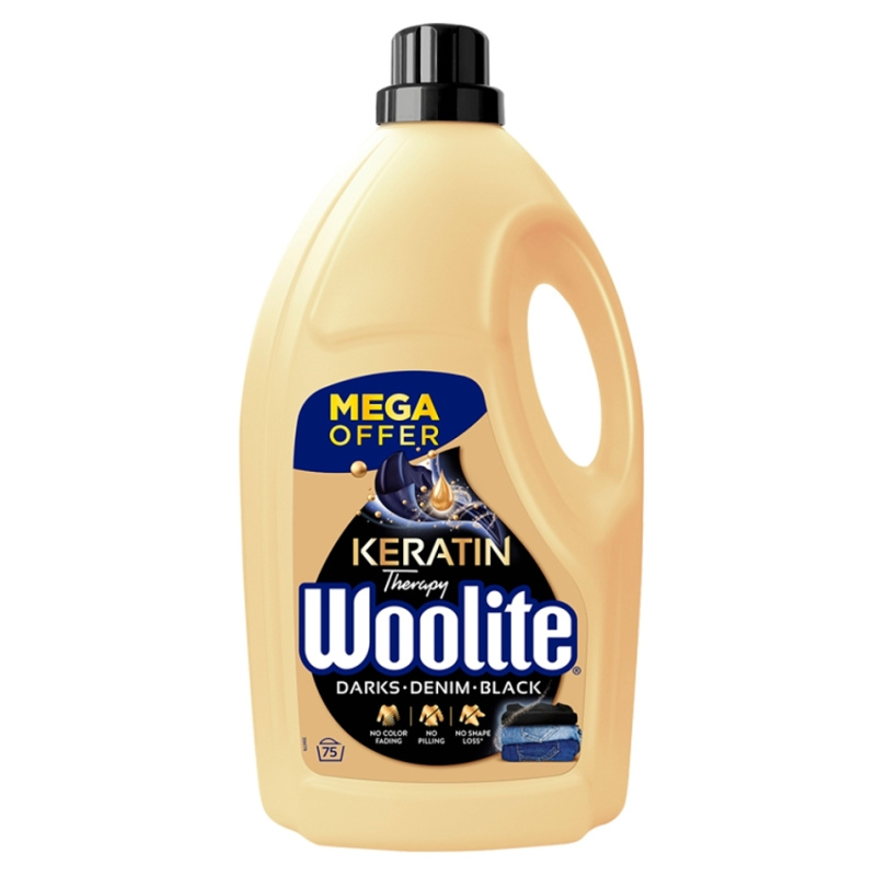 Woolite Keratin Therapy prací gel na černé a tmavé prádlo (4,5 l)