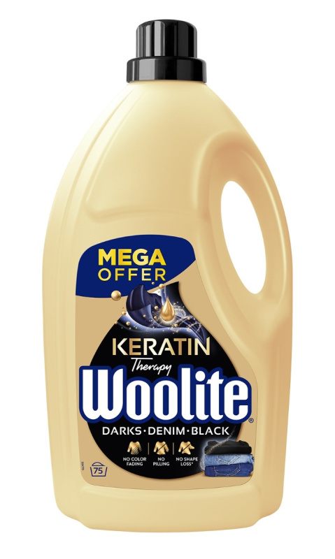 Woolite Keratin Therapy prací gel na černé a tmavé prádlo (4,5 l)