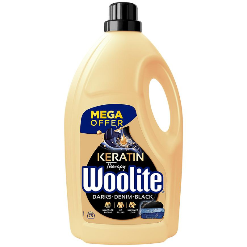 Woolite Keratin Therapy prací gel na černé a tmavé prádlo (4,5 l)