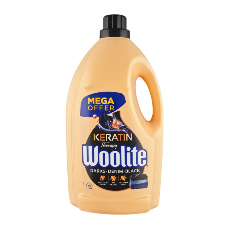 Woolite Keratin Therapy prací gel na černé a tmavé prádlo (4,5 l)