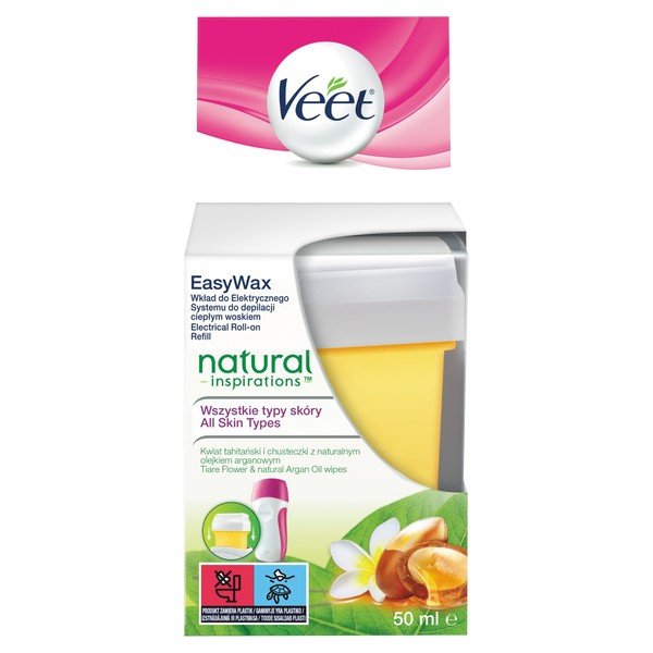 Veet EasyWax náhradní vosková náplň pro všechny typy pokožky 50 ml