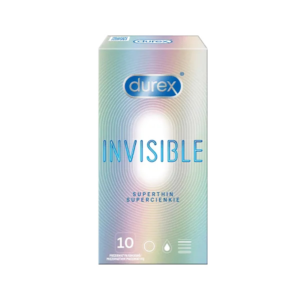 Durex Invisible Superthin kondomy 10 ks