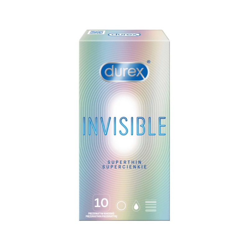 Durex Invisible Superthin kondomy 10 ks