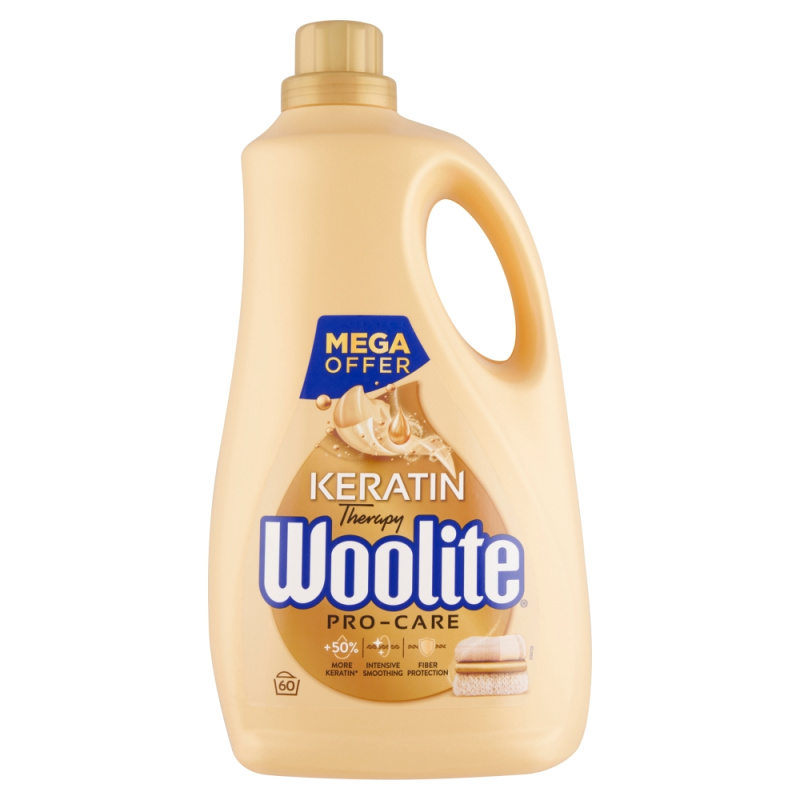 Woolite Keratin ProCare Tekutý prací prostředek na všechno prádlo 3,6 l