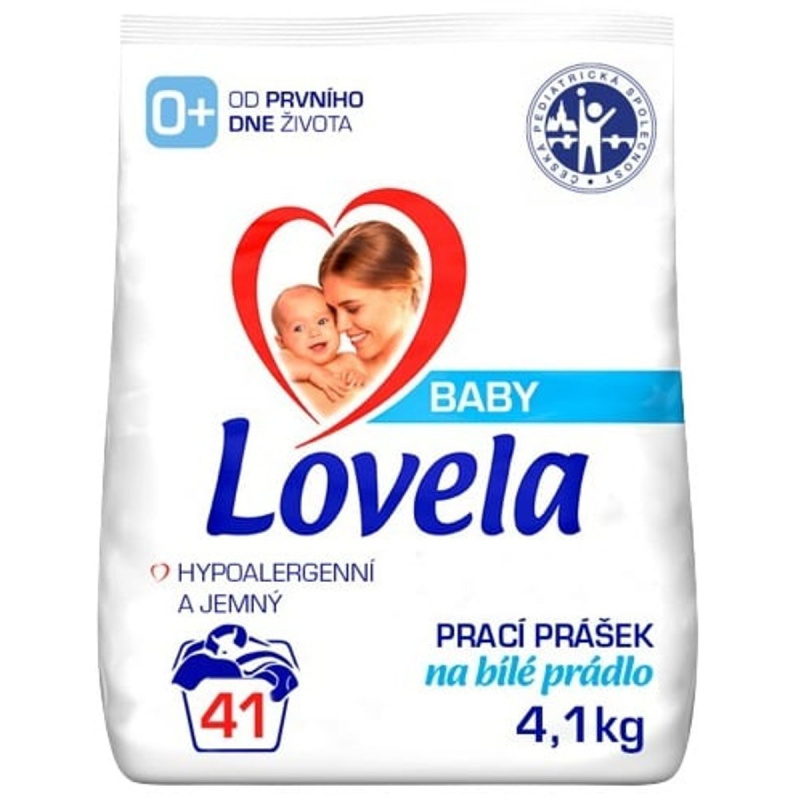 Prací prášek Lovela  - na bílé prádlo, 4,1 kg, 41 pracích dávek