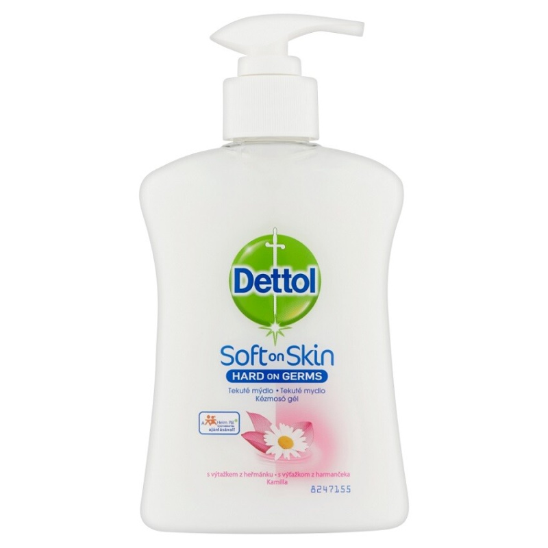 Dettol Soft on Skin Gentle Chamomile tekuté mýdlo na ruce 250 ml